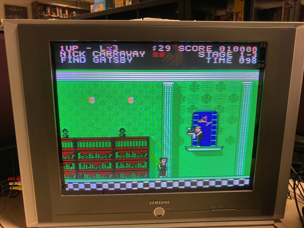 Look! We were recently gifted a copy of Doki Doki Toshokan: Gatsubi no Monogatari (aka "The Great Gatsby) on an NES cartridge!
