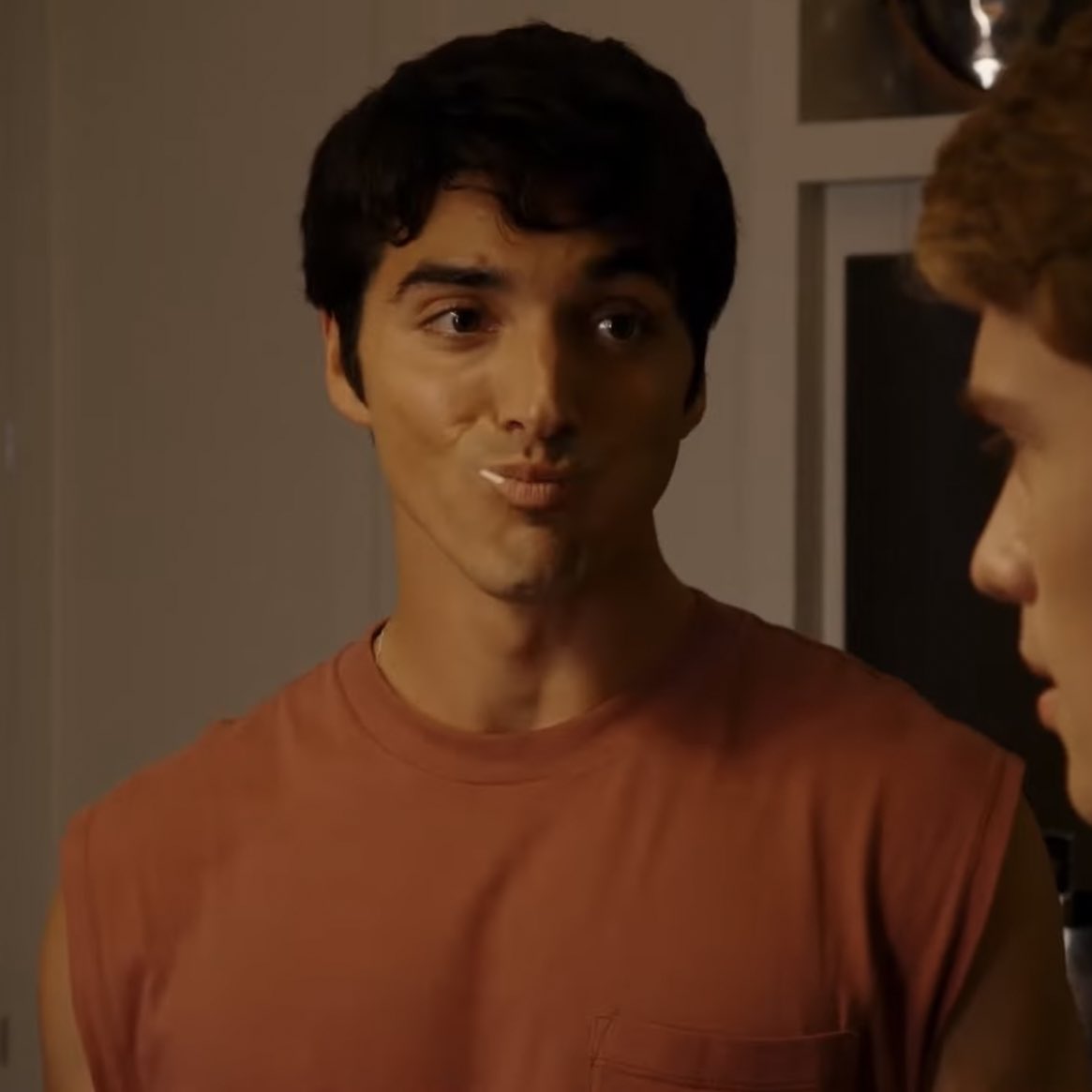 henry is stronger than me i would not have wasted two seconds to kiss that ice cream off