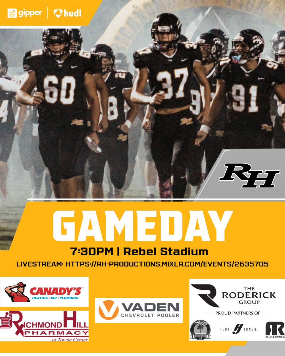 Richmond Hill Wildcats Athletics (@athletics_rhhs) on Twitter photo HAPPY GAME DAY! <a href="/RHHSFootball/">Richmond Hill FB</a>
Thank you to our awesome graphics team at RHHS for making this! Let’s go, Wildcats! 📣🏈 HAPPY GAME DAY! <a href="/RHHSFootball/">Richmond Hill FB</a>
Thank you to our awesome graphics team at RHHS for making this! Let’s go, Wildcats! 📣🏈