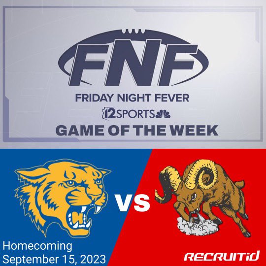 CguhsFootball's tweet photo. For the 1st time in our school’s history we will be hosting @12SportsAZ Friday Night Fever Game of the week‼️The game will be Sept 15th Homecoming night Vs @MaricopaHigh_FB 🐏 Thank you @CamCox12 for the opportunity. This means so much to our players, parents, &amp; the Community 🤝 https://t.co/Kraxg1gAyj