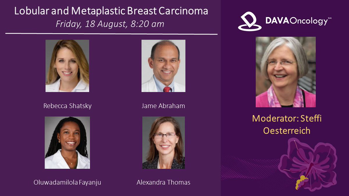 DAVA Oncology (@davaonc) on Twitter photo Starting Now: Lobular and Metaplastic Breast Carcinoma. Moderated by: Steffi Oesterreich <a href="/oesterreichs/">Dr. Steffi Oesterreich</a> #DAVAHawaiiBreast Starting Now: Lobular and Metaplastic Breast Carcinoma. Moderated by: Steffi Oesterreich <a href="/oesterreichs/">Dr. Steffi Oesterreich</a> #DAVAHawaiiBreast