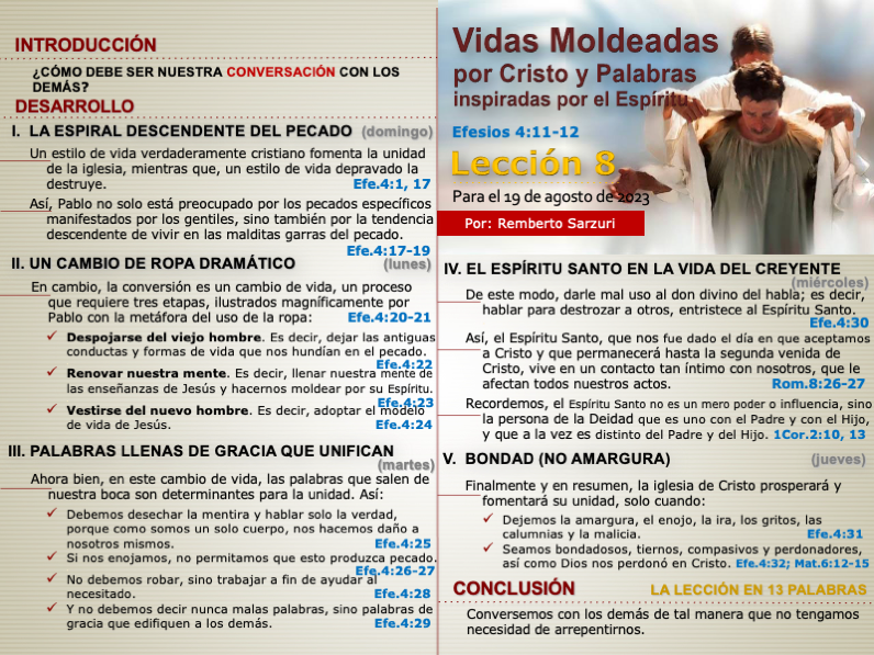 rembertosarzuri's tweet photo. ��� ¿Cómo deben ser nuestras conversaciones con los demás?      
▶️ ¡Repasemos la #LESAdv 8!
▶️ #PrimeroDios    
👥Compártelo!!!!🌟 https://t.co/LJICsO6dsk