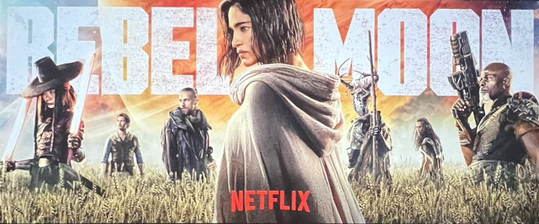 New #RebelMoon promotional material! 

(and closer look at costumes in thread.

Via: <a href="/KirstenAcuna/">Kirsten</a>)