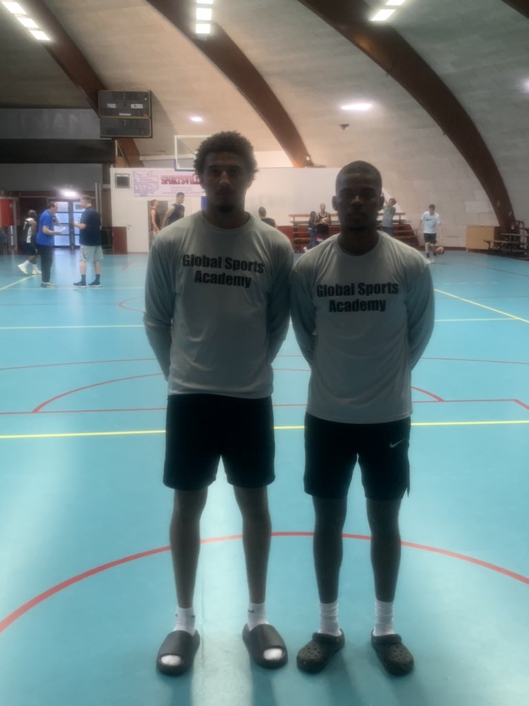 Cam Smith and Ron Ayers are currently spending the end of their summers touring and playing in Europe with the @GlobalSports_US college select team!
