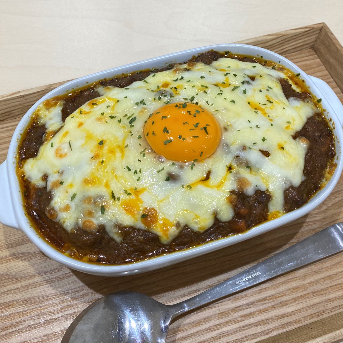 CafeKOTANI's tweet photo. モーニング 7:30 OPEN‼️
#カレーライス
#焼きカレー
#自家製トースト
#Goodmorning
#cafeKOTANI
#MONSTERbaSH2023 https://t.co/hWVeuaVjAs
