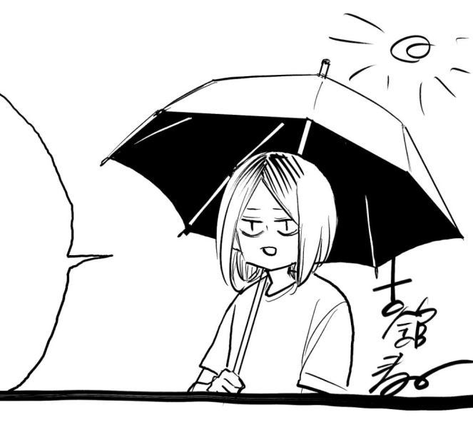 kenma covering himself from the sun 🥹🥹🥹 https://t.co/9SlOJXE1Fw 