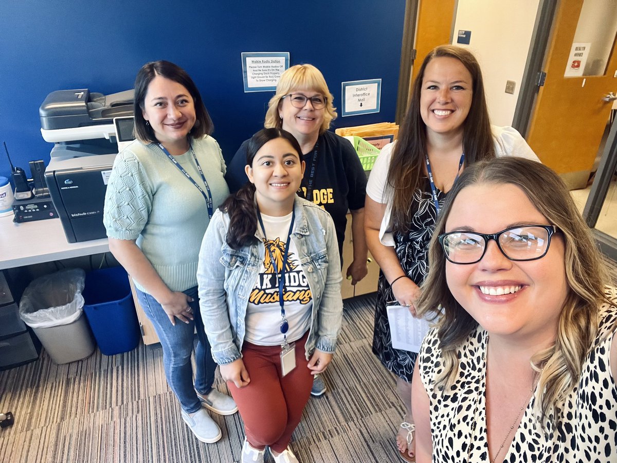 Ready for our second year in the Oak Ridge office with these amazing ladies! #oakridgemustangs