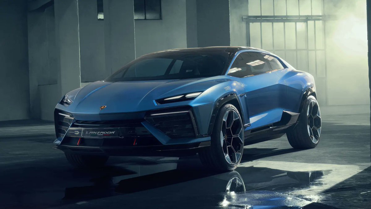 WatcherGuru's tweet image. JUST IN: Lamborghini officially unveils its first 100% electric vehicle to compete with Tesla.