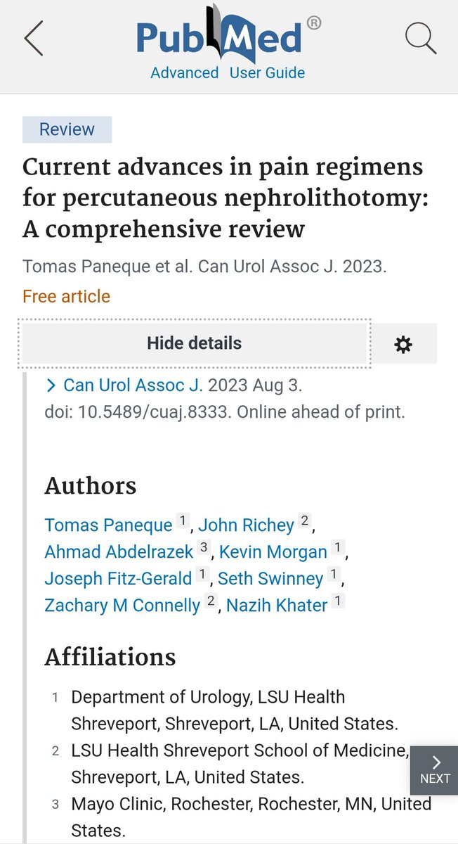 Nazih Paul Khater, MD, FACS (@nazihkhatermd) on Twitter photo Curious in knowing the Newest advances in #pain regimen for #PCNL?
✅Local💉
✅TAP+PVB +QLB Quadratus Lumborum blocks
✅SEA Seg. #Epidural #Anesthesia
➡️check out our fresh article:
pubmed.ncbi.nlm.nih.gov/37549344/ <a href="/LSUHS/">LSU Health Shreveport</a> <a href="/SES_AUA/">Southeastern Section</a> <a href="/MayoUrology/">Mayo Clinic Urology</a> <a href="/Uro_Res/">The Urology Applicant ⚕</a> <a href="/UroResidency/">UroResidency</a> <a href="/Uro_News/">Urology News</a> #endourology Curious in knowing the Newest advances in #pain regimen for #PCNL?
✅Local💉
✅TAP+PVB +QLB Quadratus Lumborum blocks
✅SEA Seg. #Epidural #Anesthesia
➡️check out our fresh article:
pubmed.ncbi.nlm.nih.gov/37549344/ <a href="/LSUHS/">LSU Health Shreveport</a> <a href="/SES_AUA/">Southeastern Section</a> <a href="/MayoUrology/">Mayo Clinic Urology</a> <a href="/Uro_Res/">The Urology Applicant ⚕</a> <a href="/UroResidency/">UroResidency</a> <a href="/Uro_News/">Urology News</a> #endourology