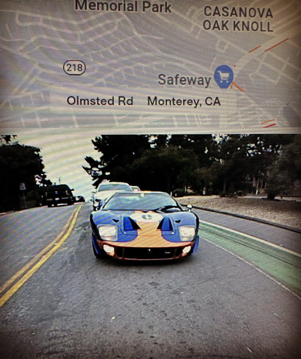 You know it’s #CarWeek when you see this in your rear camera