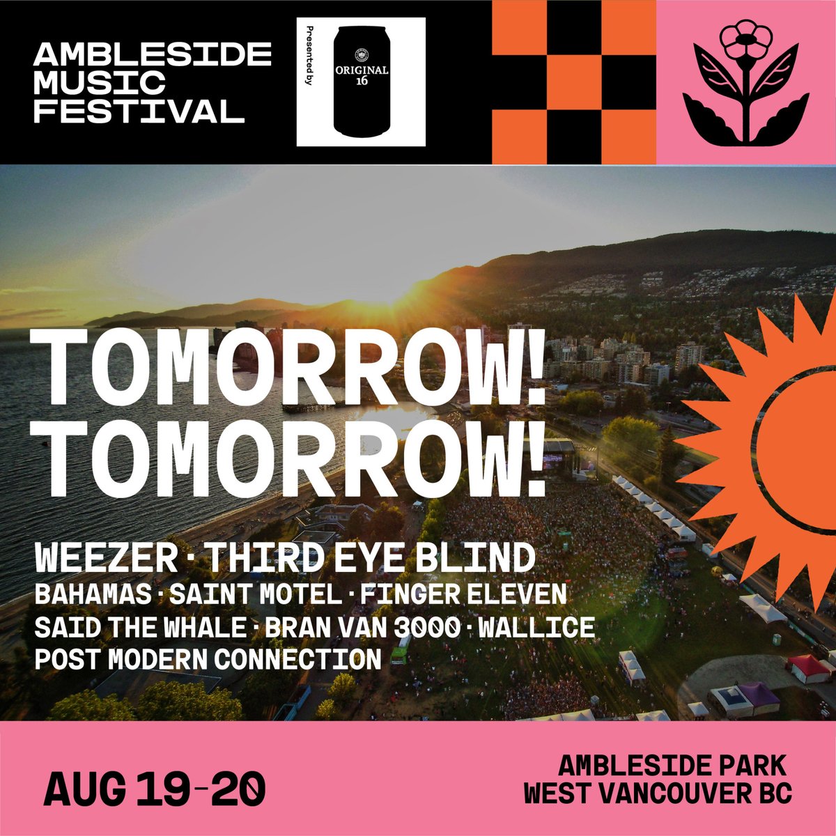 The wait is almost over! 🎶 #AmblesideFestival kicks off TOMORROW! Get ready for a weekend filled with incredible music and memories. Last chance to grab your passes! Link in our bio. ✨