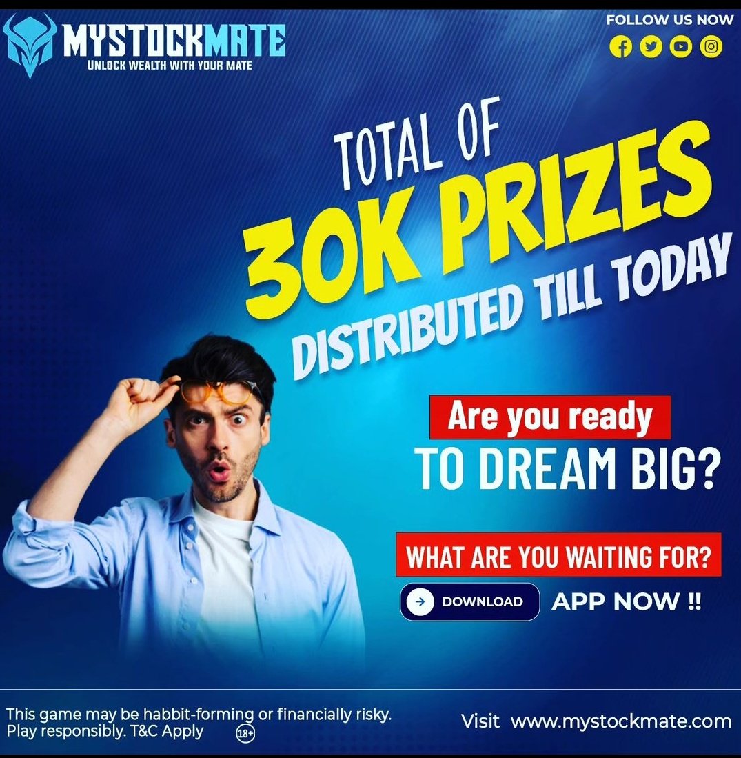 Mystockmate's tweet photo. Don't miss this opportunity ....🔥🔥🔥 hurry up guy's
Click on the link to download MystockMate: https://t.co/18sY7bUCr0

#INDvsIRE #TheSummerITurnedPretty #nifty50 #RinkuSingh #mystockmate #StockMarket 
#somethingnew #INSTA #BCWildfire https://t.co/yRFjwIwGnN