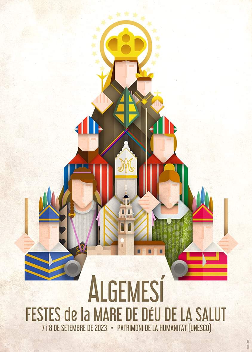 MuseuDeLaFesta's tweet photo. #AlgemesíUNESCO 
EL 7 I 8 DE SETEMBRE CAL ANAR A ALGEMESÍ Patrimoni de la Humanitat. 
Horari processons:
7 setembre:
Des de la Basílica  (22. h.).
8  setembre:
Processoneta del Matí. Desde de la Capella de la Troballa (10. h).
Volta General:  Des de la Basílica  (19.15 h). https://t.co/X2KV2Pk7Gw