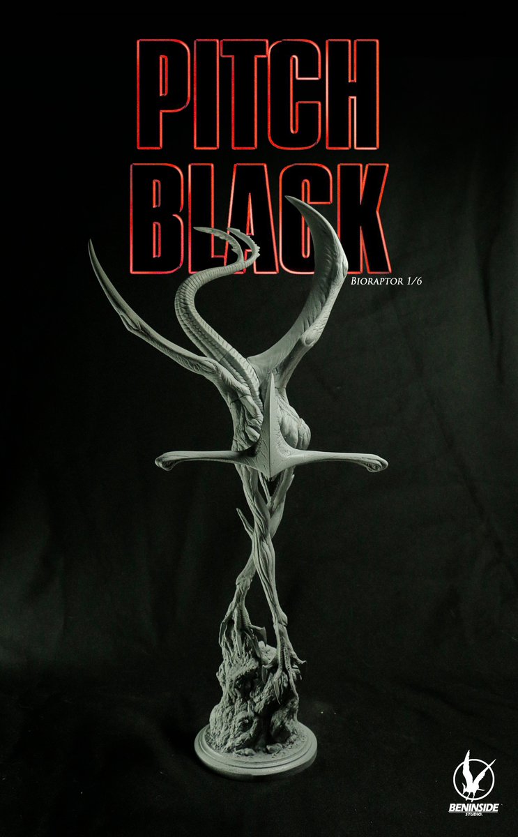 BeninsideAvt's tweet photo. Bioraptor 1/6 Resin Kit
Pitch Black (2000)
Sculpted by Beninside.
Height : 45 cm./Width : 22cm/Material : Resin/Parts : 9 Pieces
- Resin Kit (Unpainted) Price : 149 USD.
(excluding shipment cost.)
#Aliens #bioraptor #monsters #creatures #horrorfilm #ResinKit #GK #GarageKit https://t.co/bi9pfJOlzW