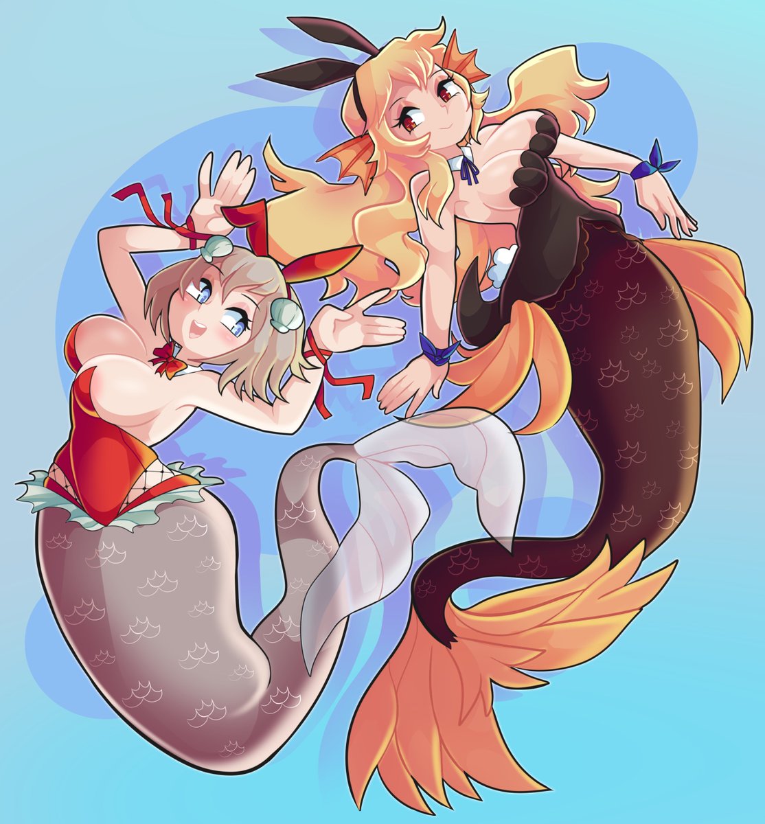 Mermaid comm for <a href="/cophocoa/">cophocoa</a> ✨