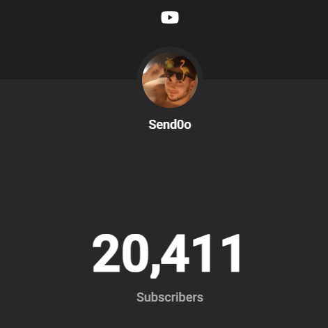 Send0o's tweet photo. Hemos superado los 20k en YouTube, qué puta locura

Es surrealista pensar que literalmente la mitad de la población de España está suscrita a mi canal de YouTube, os quiero https://t.co/QetHDOCAQR