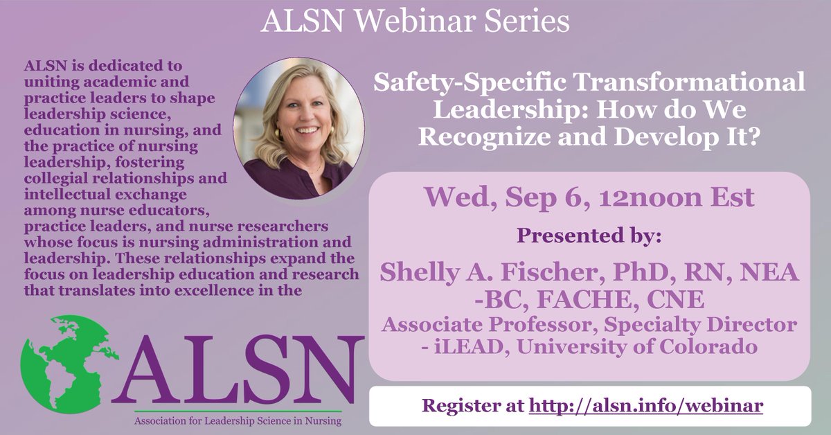 Association for Leadership Science in Nursing tweet media