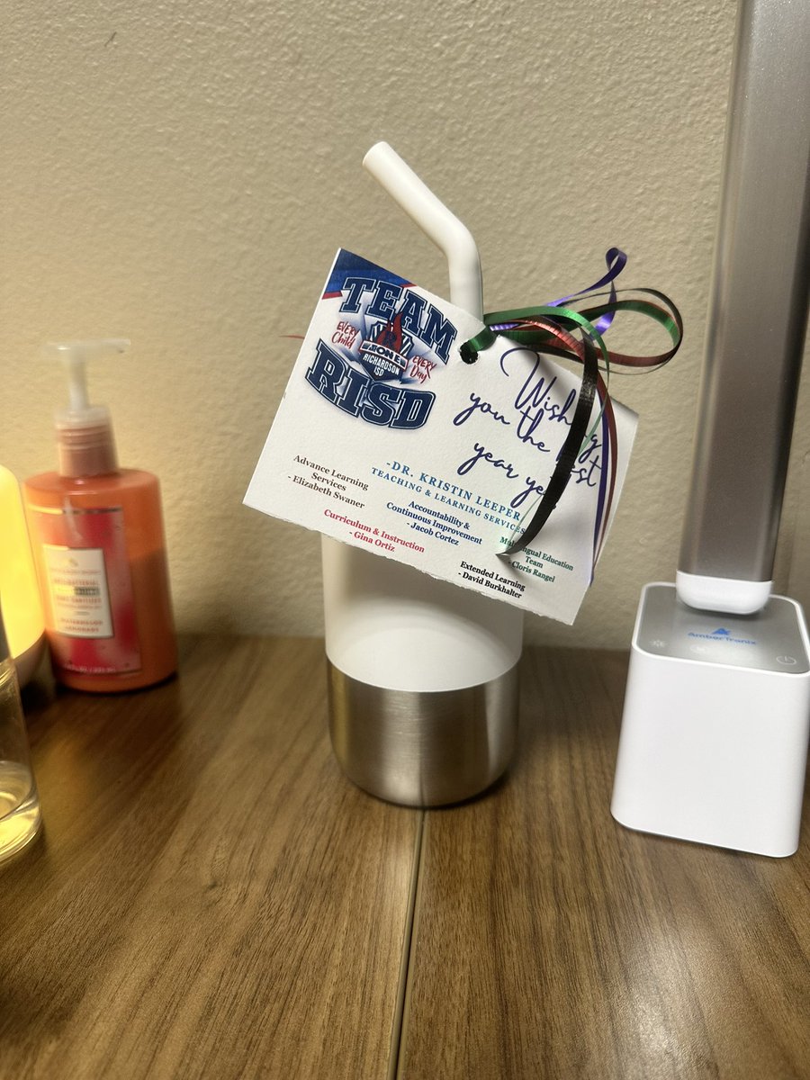 The post is late, but the appreciation is not!!  Thank you so
much for the cool new cup! It’s my new favorite. <a href="/kristinleeper9/">Kristin Leeper, Ed. D</a> <a href="/TnLAlwaysHere/">RISD Teaching & Learning Services</a> #RISDWeAreOne