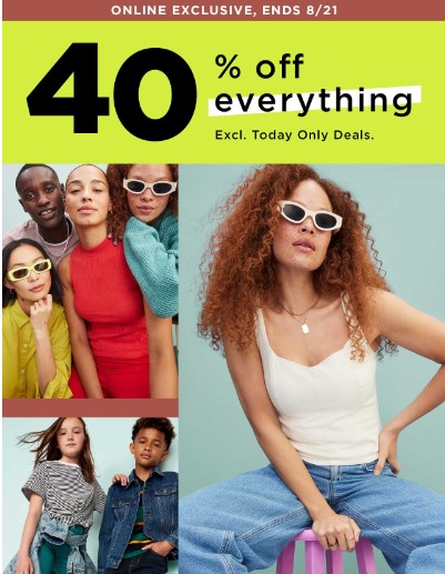 WilderDeals's tweet photo. Check out these deals at Old Navy! 40% Off Everything* and $15/$18 Jean Jackets!

https://t.co/ndgSM0QwTa  (ad)

🦊See all of Today's deals here 👉 https://t.co/zuXZVEHD6U

#WilderDealsAndSteals #OldNavyFinds #OldNavyDeals #OldNavySales #deals #sales https://t.co/TlH1j3RWqW