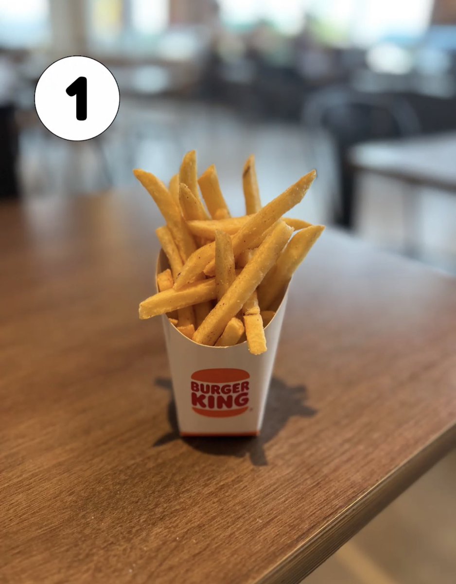 Move1069's tweet photo. To win a FREE Burger King Meal - like this post ❤️ and reply to this post 💬 letting me know what YOU🫵 think the PERFECT side for a burger is 🍔… 1, 2, or 3! 

One lucky individual will win Burger King coupons! 🤴😍

-Rebecca
#move1069 #summersquad #burgerking https://t.co/jqNCRjoYYb