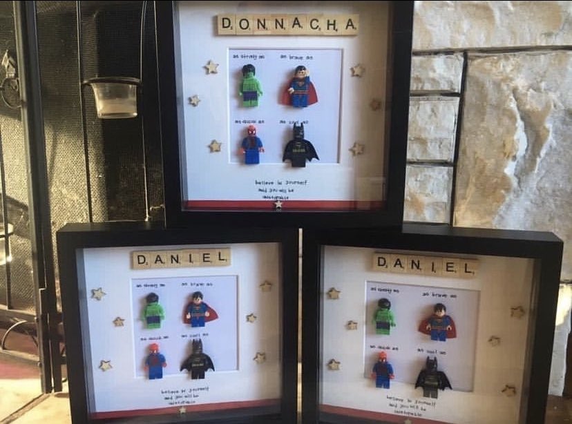 PicPerfScrabble's tweet photo. Superhero #lego character Frames! Just one of the many designs available on https://t.co/rccxsLyK1j 
.
.
#superhero #Marvel #MarvelComics #scrabbleframe #personalisedgifts #giftideas #SmallBiz #madeinireland #smallirishbusiness #handmade #etsyshop #shopifystore #irish #ireland https://t.co/ijpnX7zE73
