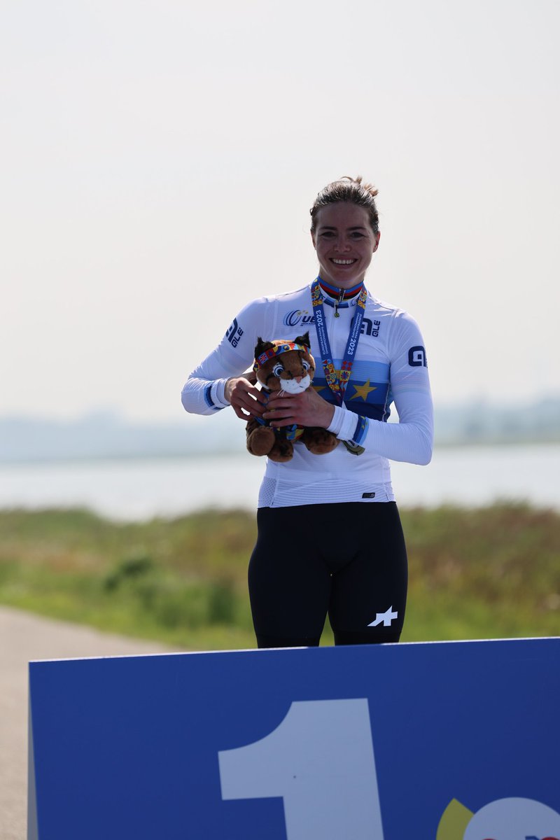 swisscycling's tweet photo. Celine van Till, Flurina Rigling &amp; Franziska Matile-Dörig strike again! 💥 All three of them win the TT European Champion title in Rotterdam 💫 🥇 

Timothy Zemp wins silver in the C4 TT 🥈👏🏼

Amazing start to the Para-cycling European Championships! 

#swisscyclingfamily https://t.co/FAkIHAxGEz