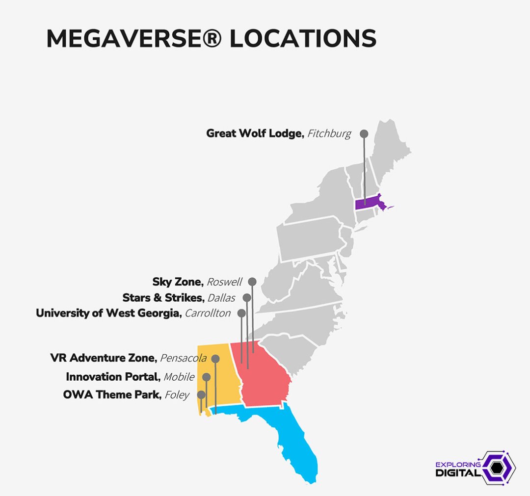 ExploringDigit1's tweet photo. Megaverse is one of the fastest growing virtual reality deployments on the market, with 7 locations across the Southeast and dozens more to come! Follow our progress and become part of the journey; more information on our website! https://t.co/ftJZC6ND0R