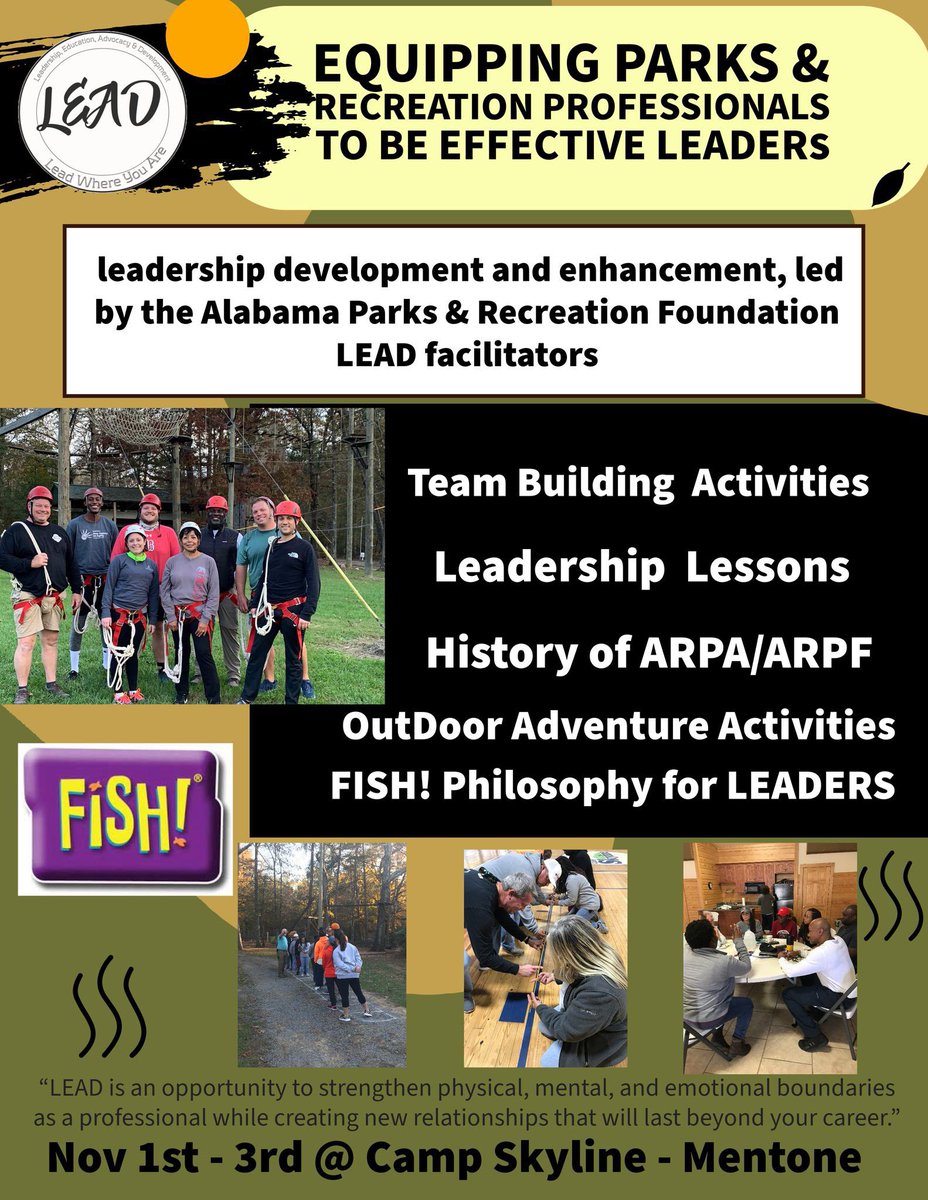 Alabama Recreation and Parks Association tweet media
