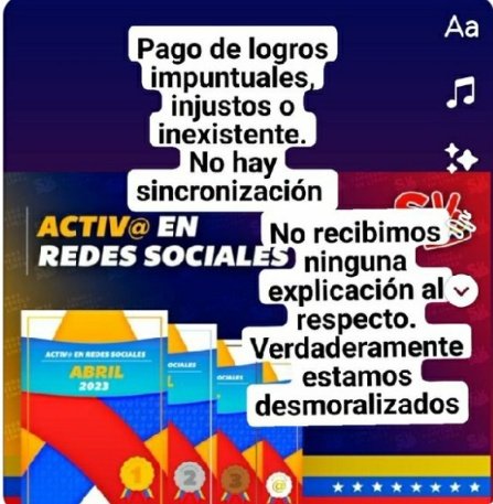 #SinLogrosYSinSincronizacionNoHayApoyoALaEtiqueta