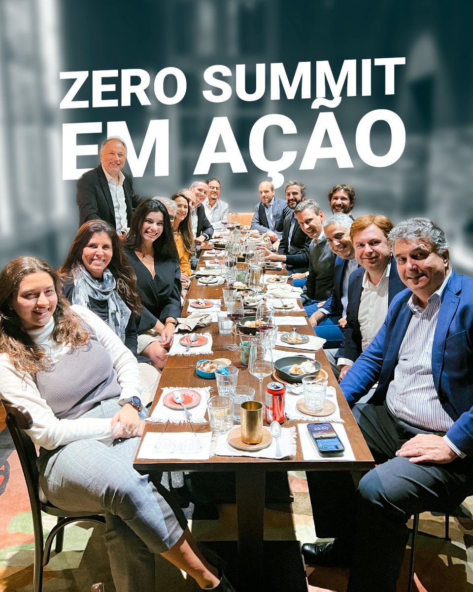 Zero_Summit's tweet photo. Nosso networking é riquíssimo!

Almoços e jantares estão no nosso radar sempre, para que possamos caminhar e reforçar a mensagem para um futuro zero carbono.
 
Na foto, encontro de parceiros da @Bloomberg e Zero Summit! Momento único e de muita troca de informação. https://t.co/YjjDUxXvUK