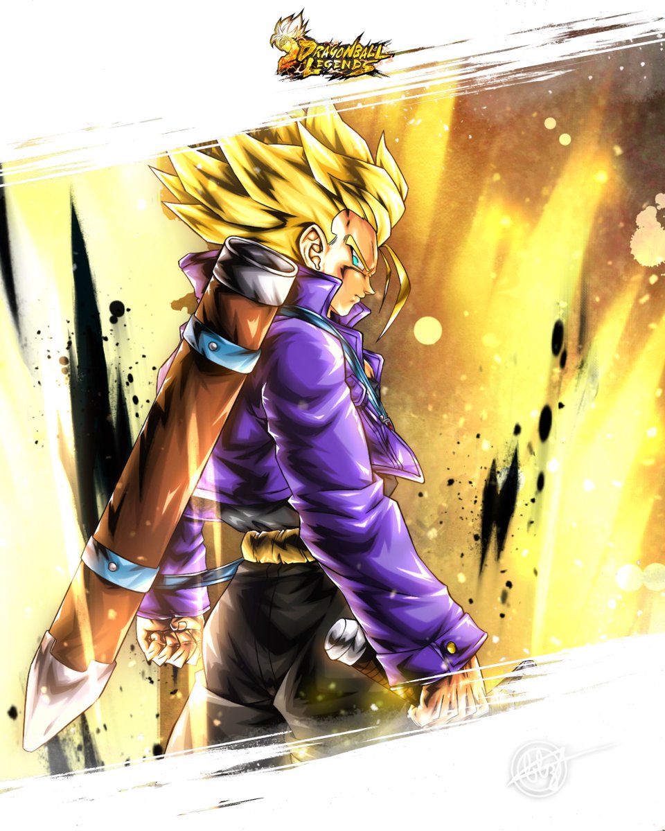 アート・デザイン・音楽 100 Legendary Trunks First time ever drawing Z Trunks. Full art coming soon👀 #DBLegends