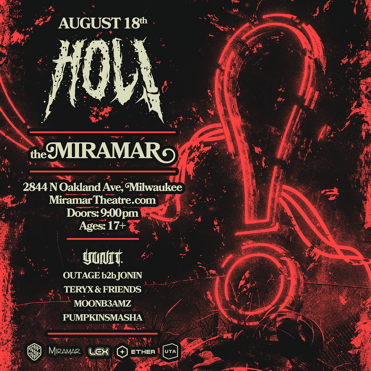 LexMartinVibes's tweet image. 𝙏𝙊𝙉𝙄𝙂𝙃𝙏 ❯❯ @HOLdubz

BIG one on deck tonight. Don't risk missing out! Grab your tickets to secure your entry. ✅

🎟️ ⇝ lexmart.in/hol