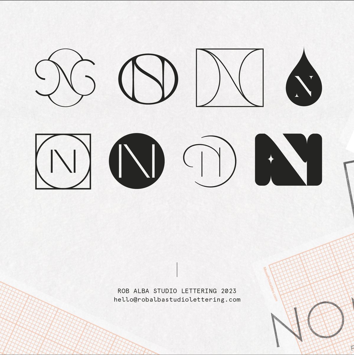 RA_Lettering's tweet image. Type lockups designed for IWWFF, client: Nomadica.

Agency: @iwdff
Art Direction: Jake Mayer
Year: 2023