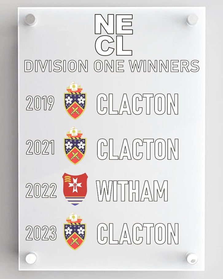 With victory on Sunday, the Division One trophy returned to Vista Road for the third time four seasons!! An amazing achievement by @KieronParkes38 and @MattObrien1999 and even more special to do it in our 150th year! #seasiders🌊 | @Adv_Pro_Ltd