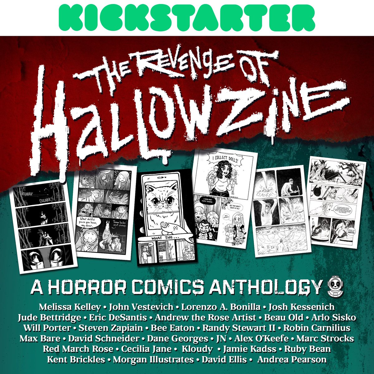 MaxBareArt's tweet photo. Coming soon!
A new Kickstarter for this year’s spooky HALLOWZINE anthology - lots of cool cartoonists (&amp; me too).
Peep to get notified on launch day!

https://t.co/igd0Ogjvhk https://t.co/j6JahIHm96