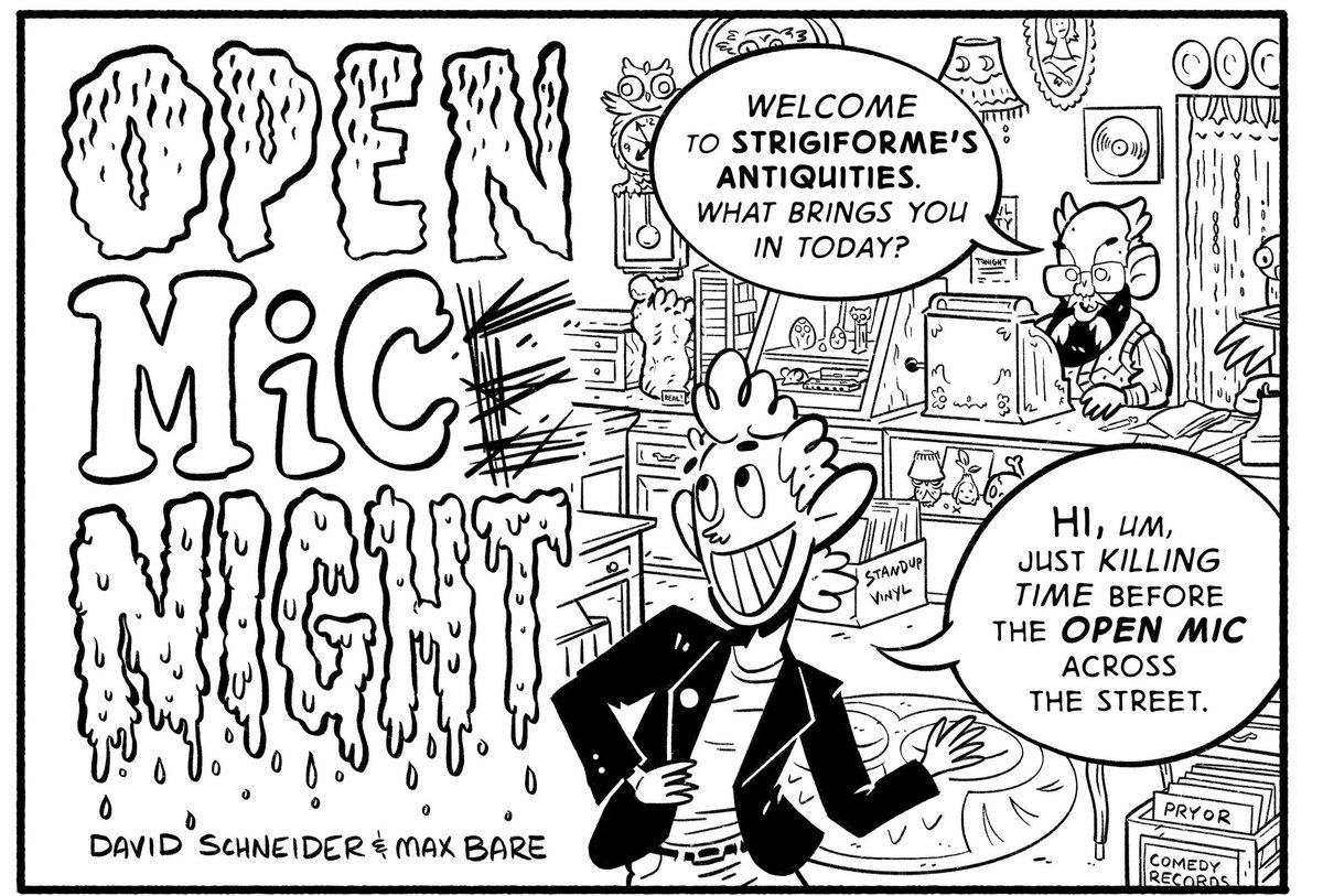 Coming soon!
A new Kickstarter for this year’s spooky HALLOWZINE anthology - lots of cool cartoonists (&amp; me too).
Peep to get notified on launch day!

kickstarter.com/projects/reven…
