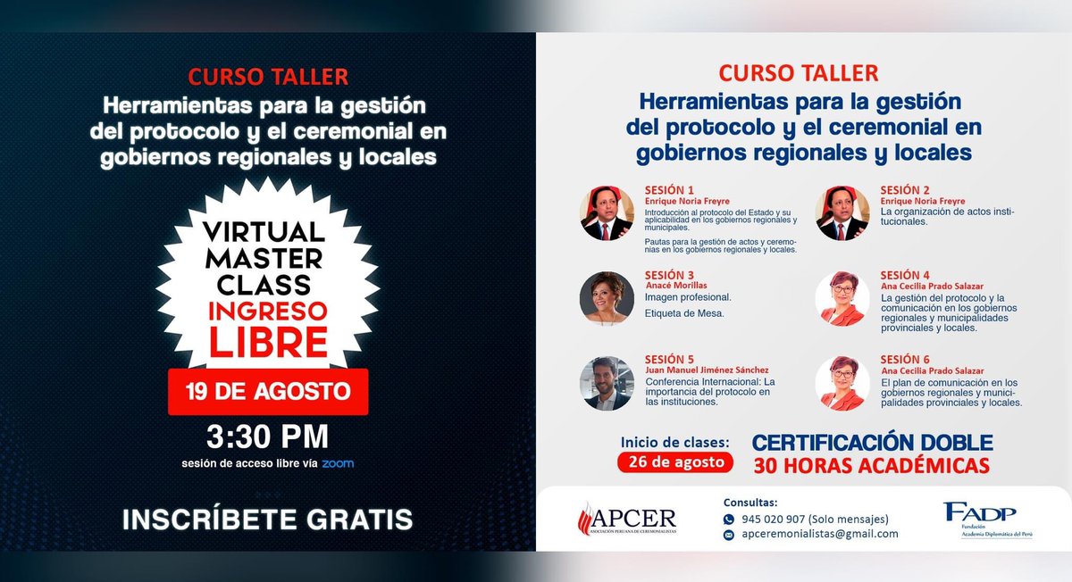 apcerprotocolo's tweet photo. ¡EMPEZAMOS MAÑANA!
👉Inscríbete y participa GRATIS: https://t.co/G0l1ha4HwJ
#Apcer #cursotaller #cursoonline #talleronline #cursogratuito #masterclass https://t.co/6nvf0Vdfhx