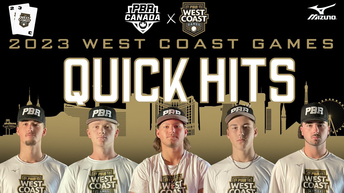 PrepBaseballQC's tweet photo. ✍️𝐖𝐄𝐒𝐓 𝐂𝐎𝐀𝐒𝐓 𝐆𝐀𝐌𝐄𝐒: 𝐐𝐔𝐈𝐂𝐊 𝐇𝐈𝐓𝐒✍️

The West Coast Games is a premier event for uncommitted rising upperclassmen on the West Coast.

We provide scouting notes and video on Canada's standout players at the event.

🔗 https://t.co/cJr36xNOe0 https://t.co/zfRV32hioe