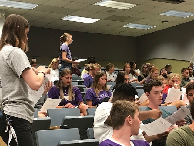 Welcome to our new students! We enjoyed getting to meet you this morning! #KState