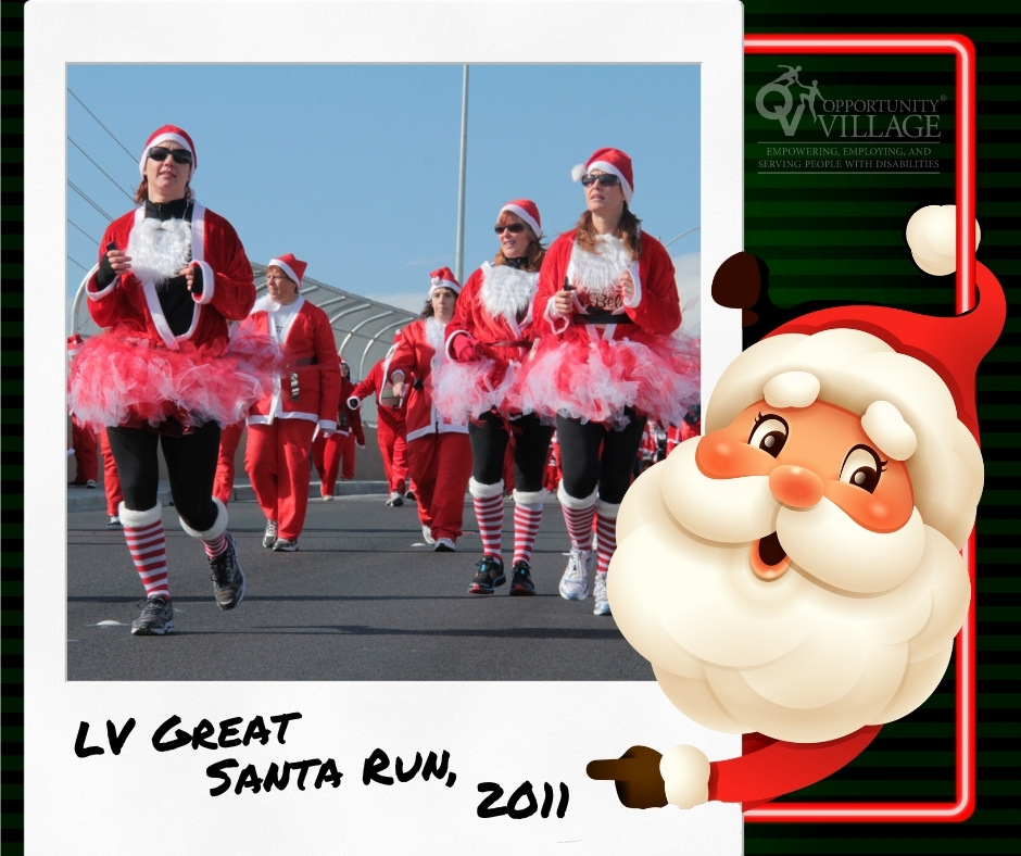 OppVillageLV's tweet photo. Las Vegas Great Santa Run, circa 2011. 🎅
Not going to lie, the whole matching sock thing is still very much our vibe. 😍
Register for the 2023 #LasVegas #GreatSantaRun taking place December 2, at https://t.co/MZ1XLRL2x9
#LVSantaRun #LVSantaRun2023 #OpportunityVillage https://t.co/UykiApeTGb