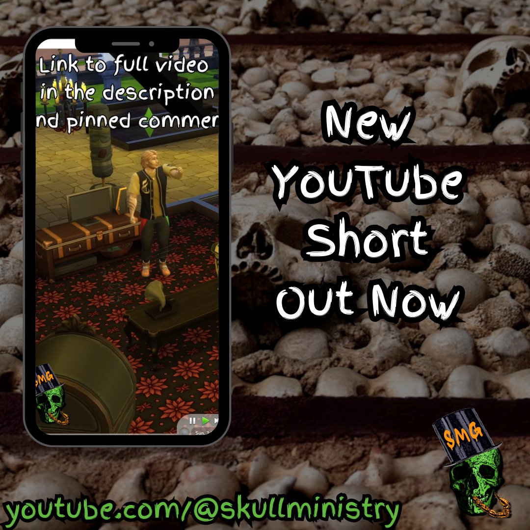 SkullMinistry's tweet photo. 📢 New YouTube Short Out Now! 

“You’re already funnier than I am!” – The Sims 4 Short

Watch now: https://t.co/lA39S6zM2R

#TheSims4 #TheSims4Vampires #TheSims4Werewolves #TheSimsRealmOfMagic #TheSims4 https://t.co/Y1SxE2UfPs