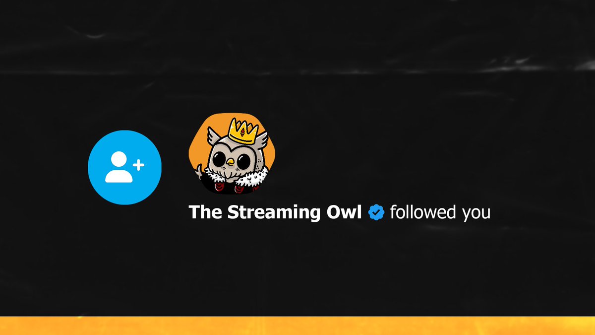 TheStreamingOwl's tweet image. We need to be following 2,000 people by tonight!

Interact with this post and we'll follow you back.