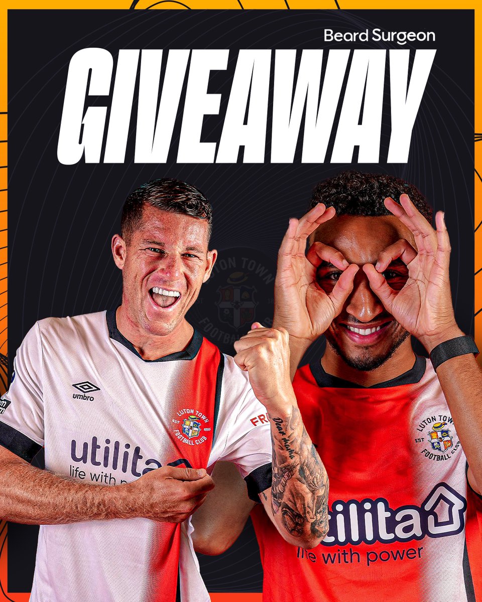 wearelutontown's tweet image. 🚨 𝙃𝙊𝙈𝙀, 𝘼𝙒𝘼𝙔 𝙤𝙧 𝙏𝙃𝙄𝙍𝘿 𝙂𝙄𝙑𝙀𝘼𝙒𝘼𝙔 🚨

Thanks to our sponsor Beard Surgeon, we’re able to giveaway the a new shirt to one lucky winner. 

To enter;

👉🏻 Retweet &amp;amp; Like 
👉🏻 Follow @BeardSurgeon 
👉🏻 Follow @TheWALTPodcast