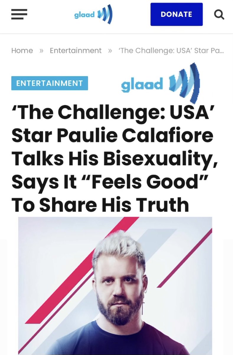 PaulCalafiore_'s tweet image. For those of you asking 🥰 Full article/interview below! Thank you @glaad for helping me share this story!
glaad.org/the-challenge-…