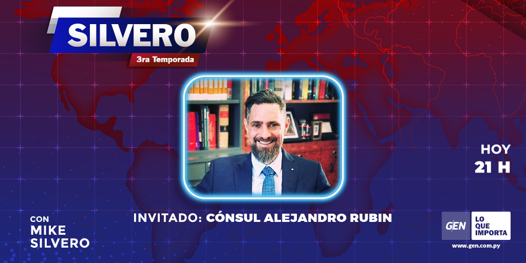 👉 En #Silvero ✔️, nos vestiremos de gala para recibir a #AlejandroRubin cónsul honorario de Israel en Paraguay 🇮🇱. No te pierdas este programa desde las 21 horas 👀. 

🎙️ Conduce el <a href="/mikeotr/">bait silvero</a>