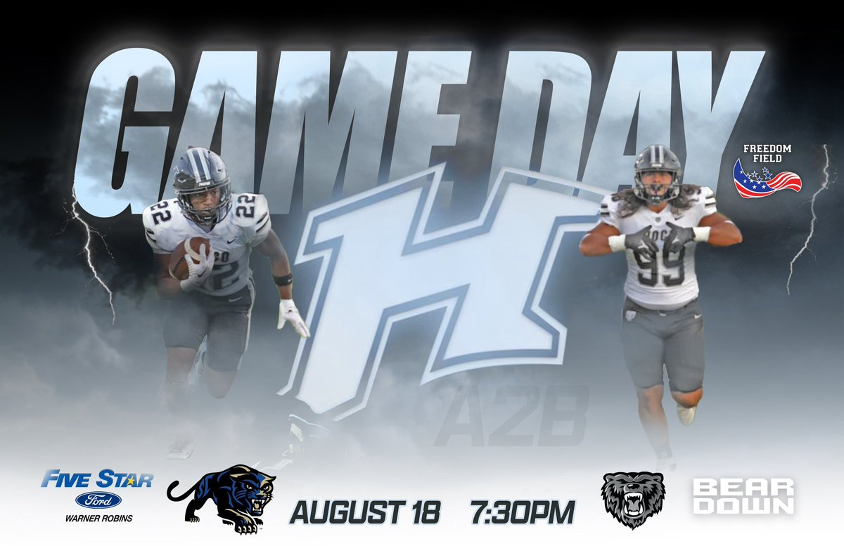 You know where to be this evening!  No place better!  Kickoff is at 7:30 but you might want to be there for the intro video!  Tickets on @GoFanHS #highway96 #BearDown @TheHocoLocos @jbrettBEARDOWN @hocojones @hchsbeardown