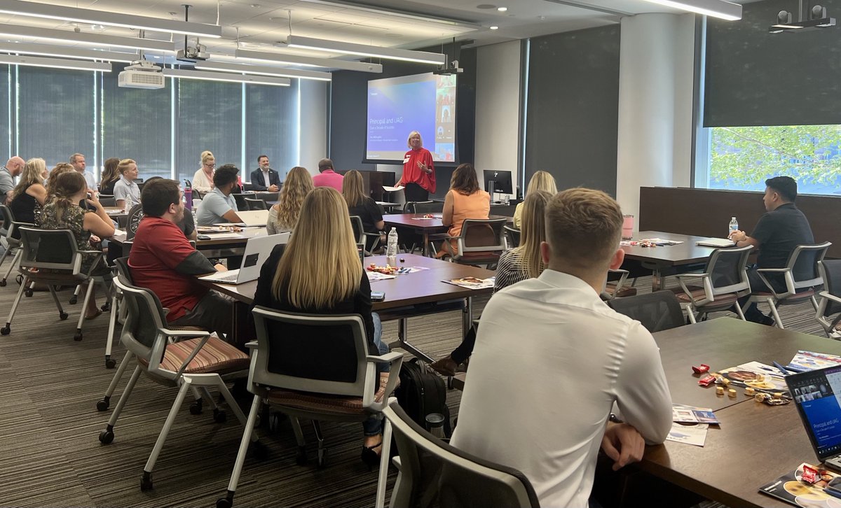 iJAG President & CEO Dr. Wendy Mihm-Herold was enthusiastic to celebrate Year 13 yesterday w/ @principal during our annual partnership kickoff!

Grateful to PFG & others for helping IA students discover, plan & prepare for the future 🤝 #employerpartnerships #workforcedevelopment