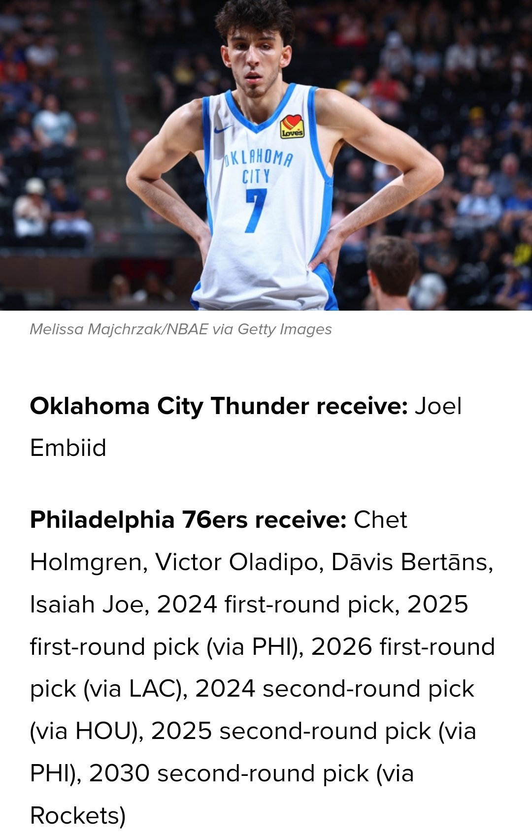 Sixers pick Joe in 2nd round