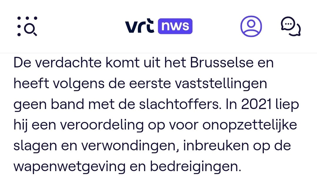 reactnieuws's tweet photo. Aanvaller die 91-jarige Vlaming in #tienen met bedpan het hoofd inslaat heeft strafblad en komt uit Brussel, maar @vrtnws verzwijgt uiteraard nationaliteit en afkomst. Is dit alweer een zwaar geval van antiblank #racisme? Openheid graag. #vlto Vlaamse levens tellen ook! https://t.co/gomn2iNU1H