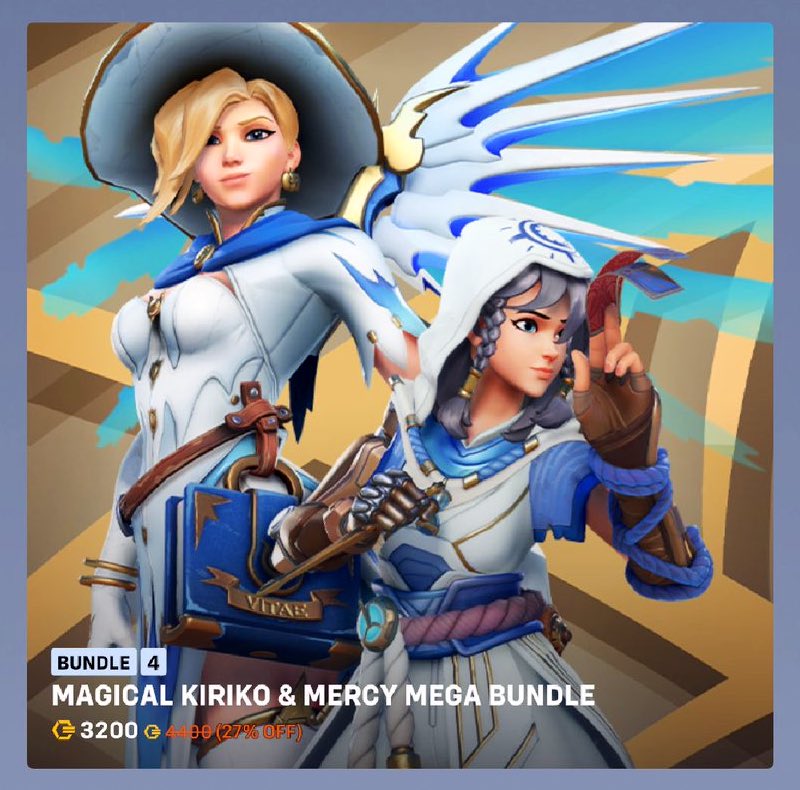 🎁 GIVEAWAY FOR MAGICAL KIRIKO & MERCY MEGA BUNDLE IN #Overwatch2 🎁

JOIN THE #giveaway HERE:

1️⃣ FOLLOW: @JoystickOW
2️⃣ LIKE + RETWEET
3️⃣ COMMENT FAVORITE HEROES

WINNER WILL BE DM’ED THEIR PRIZE

❤️ GOOD LUCK & HAVE FUN!!! ❤️
